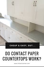 It is inexpensive and comes in various colors and patterns, can. Can You Really Put Contact Paper On Countertops Little Victorian