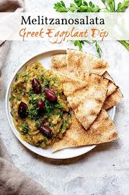 Melitzanosalata Is A Greek Eggplant Dip That S Made With Eggplant Garlic And Lemon Juice You Can Serve Melitzanosalata Recipe Eggplant Dip Greek Eggplant Dip