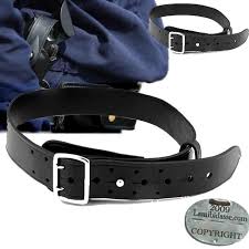 Ceinturon Police Plein Cuir Epais Ceintures Et Ceinturons Militaire Theme Gendarmerie Stock Militaire Surplus Militaire Stock Americain M