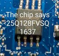 Bios chip not listed and not manufactured anymore ...