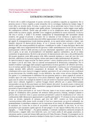Abstract Della Tesi Con Indice E Bibliografia
