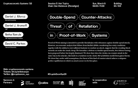This video is made by digital asset investor. Review Summary Double Spend Counter Attacks Threats Of Retaliation In Proof Of Work Systems Volume 1 Issue 1