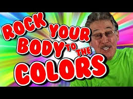 Colors Song Color Words Rock Your Body To The Colors Jack Hartmann Youtube Color Songs Color Songs Preschool Preschool Songs