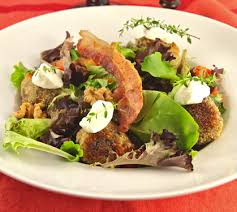 Recette Boudin Noir Pane Sur Lit De Mesclun Aux Noix Recette Boudin Noir Recette Bien Manger