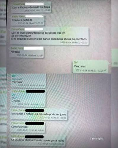 🚨💸🏛️ @danuzioneto | Mensagens interceptadas pela Polícia Federal revelam  que o ex-ministro Fábio Faria atuou na articulação de encontros sigilosos  entre o empresário Daniel Vorcaro, dono do Banco Master, e figurões do
