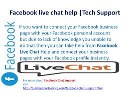 Online Facebook Live Chat Support 1 855 510 0777 Us Ca Facebook Live Live Chat Facebook Business