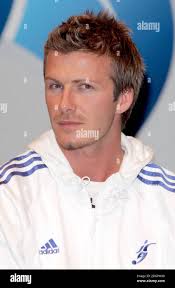 David Beckham announces the launch of the new 'David Beckham Football  Academy' in east London, and will be based at the Millennium Dome Stock  Photo