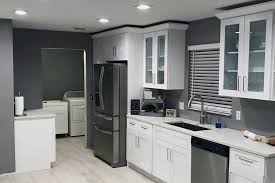 Stainless steel cabinets are very durable and last much longer than regular cabinets. Shaker White Galaxy Cabinets