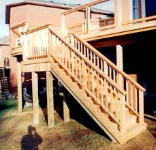 The right deck stair design is crucial. Stairs Wood Riser Stairs Diy Deck Plans
