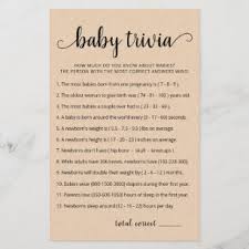 Click here to ask heidi murkoff your questions live on our facebook page.little babies don't come with instructions, but they do come with a whole lot of questions: Baby Shower Trivia Gifts On Zazzle