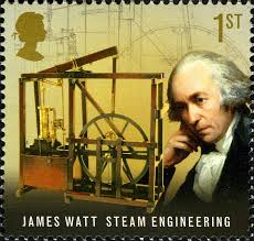 James Watt Inventor Of The Steam Engine James Watt Stamp Industrial Revolution