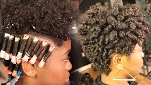 Tapered Haircut Perm Rod Set On 4c Natural Hair Video 4c Natural Hair Hair Styles Tapered Natural Hair