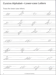 This first group of cursive font tracer pages is not connected. Daily Cursive Writing Practice Chalkboard Publishing 9781683100034