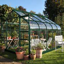 Serre De Jardin Supreme Verre Trempe 8 1 M Serre De Jardin Gamm Vert Mit Bildern Garten Ral 6009