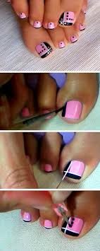 One of the hottest trends in nails and toenail designs is the animal print. Polka Dots Stripes Nail Designs Toenails Toe Nail Designs Cute Toe Nails