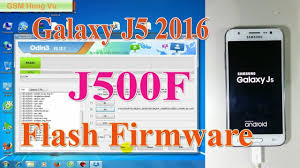 Samsung J5 J500f Flash Stock Firmware 6 01 By Odin 3 12 7 Youtube