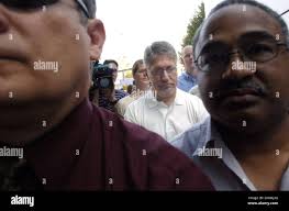 Durham County District Attorney Mike Nifong, center, listens with his  attorneys David Freedman, top, and Dudley Witt during a North Carolina  State Bar hearing in Raleigh, N.C., Friday, April 13, 2007.A disciplinary