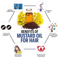 Wash hair along with mustard powder to manage hair loss, lies, boils as well as itching. Benefits Of Mustard Oil For Hair Femina In