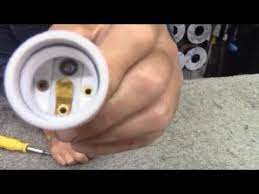 Weatherproof socket, black leviton produces lamp holders for virtually leviton produces lamp holders for virtually every light source equipped with incandescent, fluorescent or cfl lamps. Tip For Broken Exterior Light Socket Secret Screw Replace Repair Fix Youtube