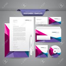 So make yours with custom business cards! Complete Set Of Business Stationery Templates Such As Letterhead Envelope Business Card Etc With Colourful And Impressive Brand Identity Royalty Free Cliparts Vectors And Stock Illustration Image 26051134