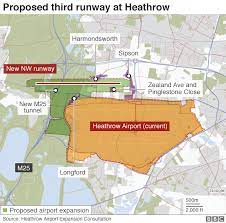 Third Runway Heathrow Map Heathrow Expansion: What Is The Third Runway Plan? - Bbc News