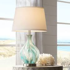 Maybe you would like to learn more about one of these? Cirrus Modern Contemporary Style Accent Table Lamp Blue Gray Glazed Art Glass Off White Drum Shade Decor For Living Room Bedroom House Bedside Nightstand Home Office Family 360 Lighting Amazon Com