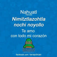 Nimitztlazohtla Frases De Amor En Nahuatl Para Los Enamorados Neomexicanismos Palabras En Nahuatl Frases Palabras Extranas