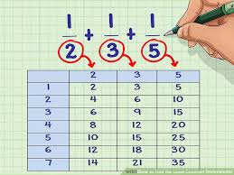 4 ways to find the least common denominator wikihow