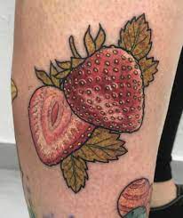 More tattoo flash for tattoo johnny. Strawberry Tattoo Strawberry Tattoo Fruit Tattoo Tattoos