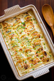 Zucchini Potato Bake Recipe Video Natashaskitchen Com Zucchini Recipes Baked Cooking Recipes Buttery Potatoes
