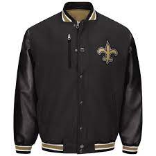 Nfl Men S Big Tall Varsity Jacket New Orleans Saints Steelers Jacket Team Jackets Jackets