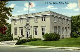 U S Post Office Milan Tn Post Office Country Roads Milan