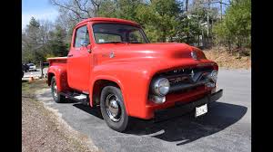 Image result for Bright Red 1955 Truck