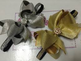 Tiara Con Mono Boutique Dorado Y Plateado Lazos De Pelo De Boutique Mono Boutique Monos Para El Cabello De Boutique