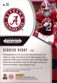 You will receive the item pictured first and described in the title. 2020 Panini Prizm Draft 33 Derrick Henry Alabama Crimson Tide Football Trading Card Single Cards Sports Collectibles Snowrobin Jp