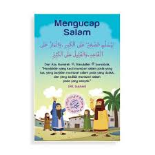 Di antara adab atau etika memberi salam adalah seorang yang berkendara hendaknya memberi dan orang yang memasuki ruangan hendaknya memberi salam kepada orang yang telah ada di. 50 Kartu Hadits Adab Penerbit Buku Anak Anakkita