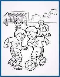 Resultado De Imagen Para Ninos Jugando Futbol En Caricatura Nino Jugando Futbol Futbol Para Colorear Dibujo De Ninos Jugando