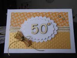 Biglietto di auguri per il 50° anniversario di matrimonio. Biglietti Invito Anniversario 50 Anni Matrimonio Print New Ideas