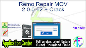 Repairs the video but you can't save unless you hv the premium version. Remo Repair Mov 2 0 0 62 Crack Free Download