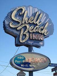 Shell Beach Inn Vintage Neon Signs Old Neon Signs Neon Signs