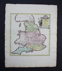 Surrey is the smallest home county, is cited as being the wealthiest county per square kilometre in all of great britain and is the most wooded county in england. England Wales Great Britain London Karte Map Engraving Kupferstich 1720 Karte Antiquariat Steffen Volkel Gmbh