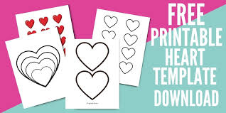 adorable free heart printable templates stencils originalmom
