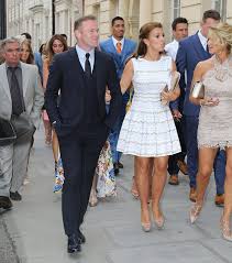 Her back was to the camera in the picture, and it is not known if she later rooney was seen in further photos asleep in a chair in a hotel room. Ched Evans Joins Wayne Rooney At Tom Cleverley And Georgina Dorsett S Wedding Daily Mail Online