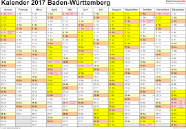 2021 sommerferien bayern excel word. Vorlage 1 Kalender 2017 Fur Baden Wurttemberg Als Excel Vorlagen Querformat 1 Seite Kalender Kalender 2017 Kalender 2015