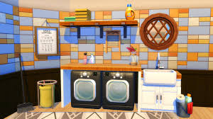 The Sims 4 Custom Content: Small Spaces Laundry Room