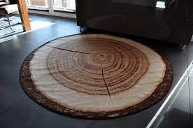 Rund 200 cm (139.99 €) auf lager. Design Teppich Rund Holz Baumstamm 200cm Baumscheibe Hr 2 Holzmuster Design Impex