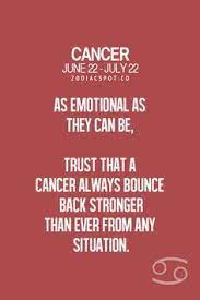 We are now in the middle of cancer season, which means it's time for everyone born from june 22 to july 22 to stage a coup against all the leos and rightfully seize the month of august. We Always Come Back Stronger Than Ever Before Zodiac Signs Cancer Cancer Quotes Zodiac Cancer Zodiac Facts