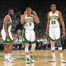 This Would Of Been Fresh James Harden Russell Westbrook And Kevin Durant Seattle In 2020 Kevin Durant Basketball Legends Nba Kevin Durant