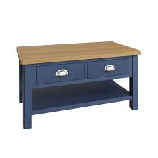 Great savings free delivery / collection on many items. Oregon Blue Painted Coffee Table Large The Oak Outlet Co