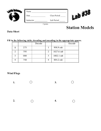 Interpreting weather station models lab answer key. 38 Station Models